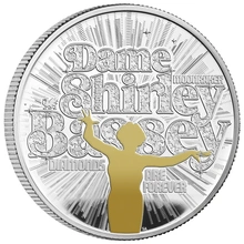 2023 1oz Music Legends - Shirley Bassey Proof Silver Coin Boxed