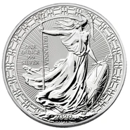 2020 1oz Silver Britannia (Oriental Border) Coin