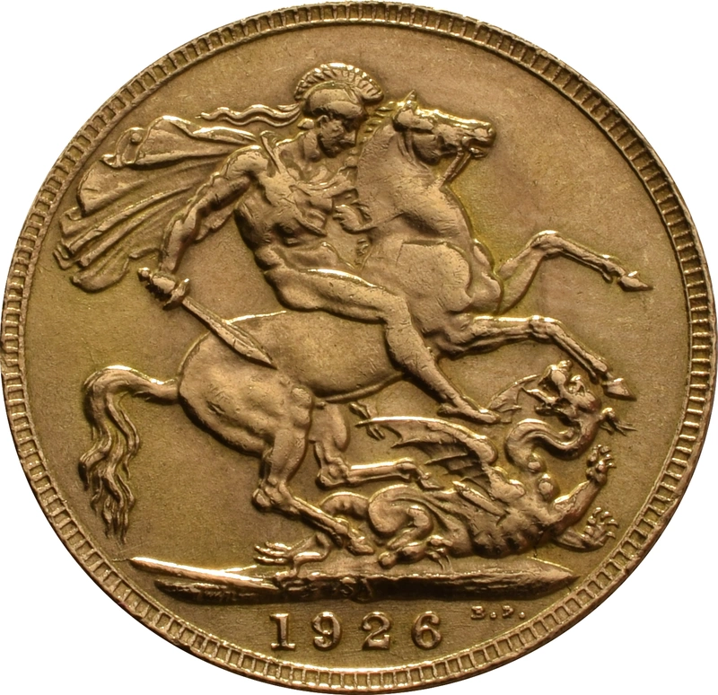 1926 Gold Sovereign - King George V - SA