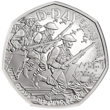 2024 Proof 50p Silver Coin 80th Anniversary of the D-Day Landings Boxed