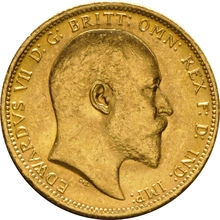 1905 Gold Sovereign - King Edward VII - S