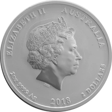 2018 2oz Australian Lunar Year of the Dog Silver Coin