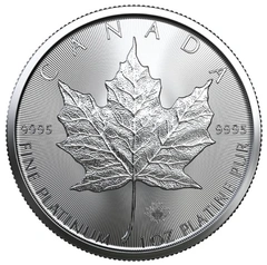 2022 1oz Canadian Maple Leaf Platinum Coin
