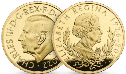 2022 1/4 oz Her Majesty Queen Elizabeth II Proof Gold Coin Boxed