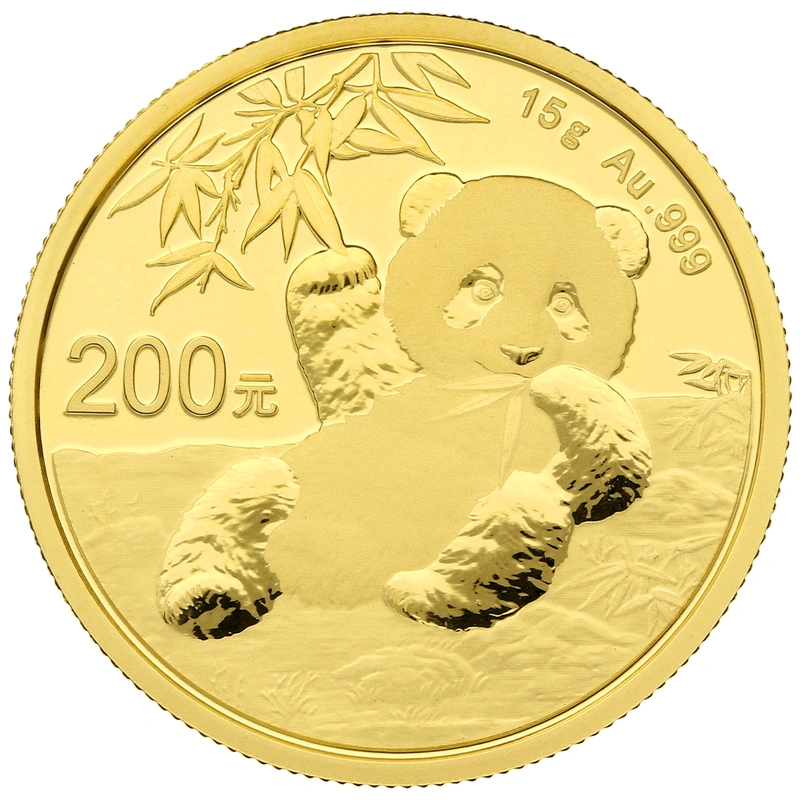 2020 15g Gold Chinese Panda Coin