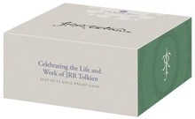 2023 - JRR Tolkien Gold £2 Proof Coin Boxed