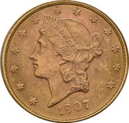 American Liberty Head Gold Double Eagle $20