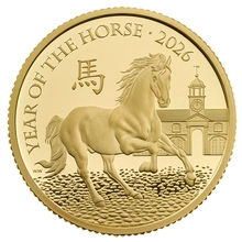 2026 Royal Mint 1/4oz Year of the Horse Proof Gold Coin Boxed