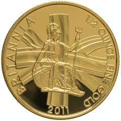2011 Proof 1/2oz Gold Britannia Coin PCGS PR70