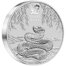2025 Year of the Snake Silver Coin 1kg Perth Mint Australian Lunar Series