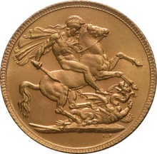 King George V Gold Sovereign in Gift Box