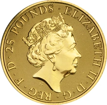 1/4oz Gold Coin, The Black Bull of Clarence - Queens Beast