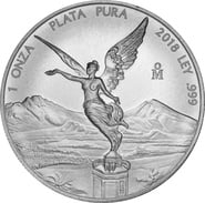 2018 1oz Mexican Libertad Silver Coin