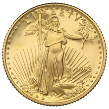 1992 Proof Tenth Ounce Eagle Gold Coin Boxed