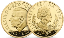 2022 1/4 oz Her Majesty Queen Elizabeth II Proof Gold Coin Boxed