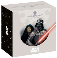 2023 Star Wars - Darth Vader & Emperor Palpatine 1/4oz Proof Gold Coin Boxed