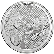 2024 Spider-Man vs Green Goblin 1oz Silver Coin