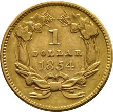 American Gold $1 small Indian Head 14.3mm