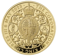 2023 5oz Gold Coronation of King Charles III Proof Coin Boxed