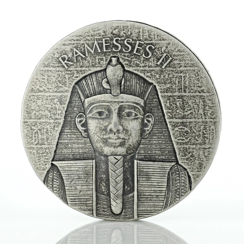Egyptian Relics Pharaoh Ramesses II Silver Coin 2oz