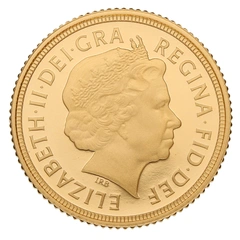 2015 Proof Gold Half Sovereign Elizabeth II Fourth Head