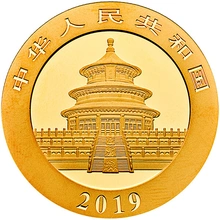 2019 3g Gold Chinese Panda Coin