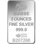 PAMP 5oz Silver Bar Minted