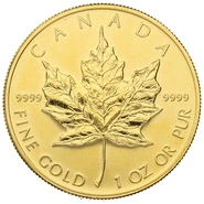 2001 Canadian Maple Leaf Gold Coin 1oz