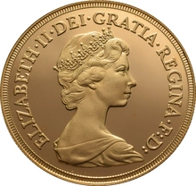 1980 £2 Proof Gold Coin (Double Sovereign) no box or cert