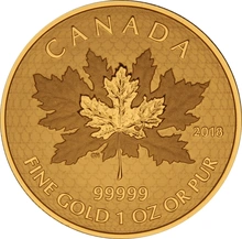 2018 1oz PURE Canadian Maple Gold Coin