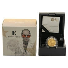 2020 Proof 1/4oz Elton John Gold Coin Music Legends Boxed