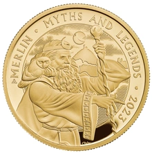 2023 Merlin Proof 1oz Gold Coin | BullionByPost - From $5,387 2023 Merlin Proof 1oz Gold Coin | BullionByPost - From $5,387