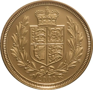 2002 Proof Gold Half Sovereign Elizabeth II Fourth Head