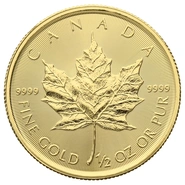 2019 Half Ounce Gold Maple