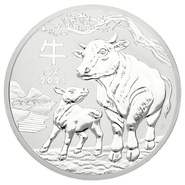 2021 2oz Australian Lunar Year of the Ox Silver Coin
