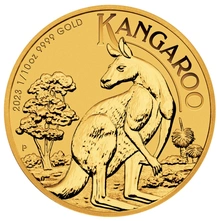 2023 1/10oz Australian Kangaroo Gold Nugget Coin