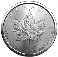 2022 Canadian Silver Maple Leaf Coin 1oz