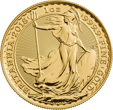 2018 Gold Britannia Coin 1oz PCGS MS70