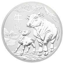2021 Year of the Ox Silver Coin 2oz Perth Mint Australian Lunar Series