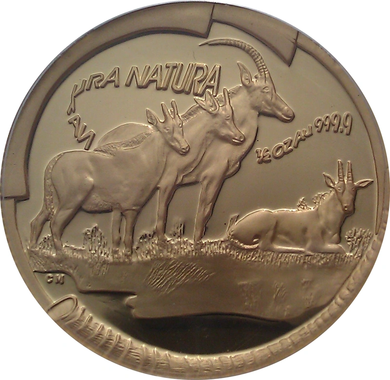 2000 1/2oz Natura Gold Coin