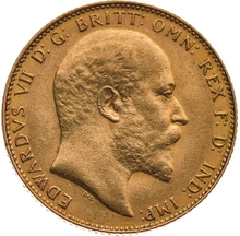 Gold Sovereign King Edward VII Gift Boxed