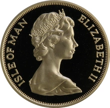 1979 - Gold £5 Proof Coin (Quintuple Sovereign) Isle Of Man
