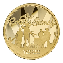 2022 Proof 1oz The Rolling Stones Gold Coin Music Legends Boxed