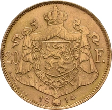 20 Belgian Franc Albert