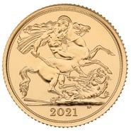 2021 Gold Half Sovereign