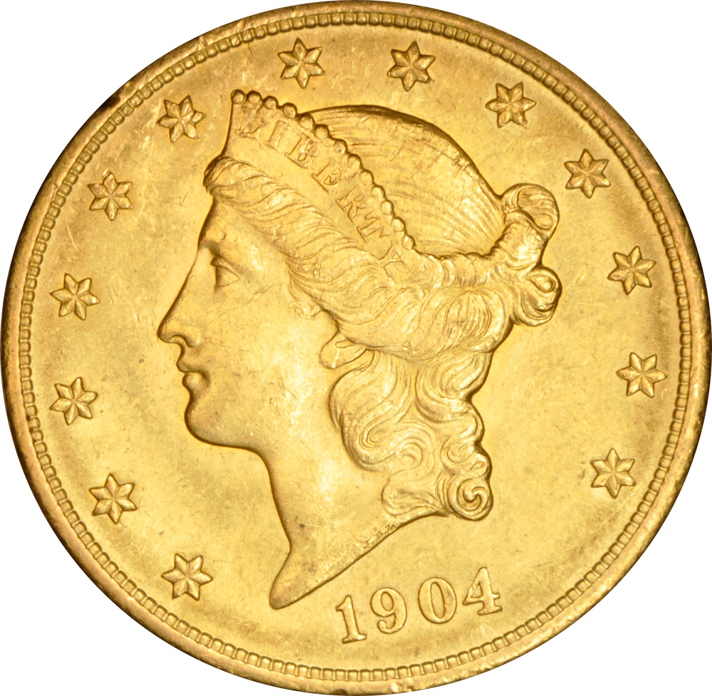 期間限定お試し価格】 Double Head Liberty 1904 アンティークコイン 硬貨 銀貨 金貨 Eagle #2476 Gold -  その他