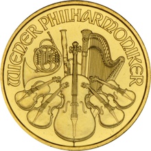 2018 Half Ounce Austrian Gold Philharmonic Coin