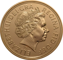 1999 Brilliant Uncirculated Gold Five Pound Coin (Quintuple Sovereign)