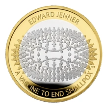 2023 - Edward Jenner Silver £2 Piedfort Proof Coin Boxed