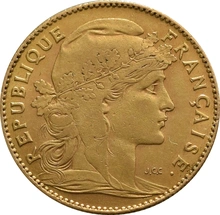10 French Francs - Rooster